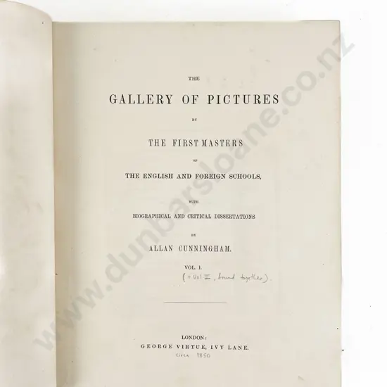 Cunningham Allan - The Gallery Of Pictures (2 Volumes in 1)