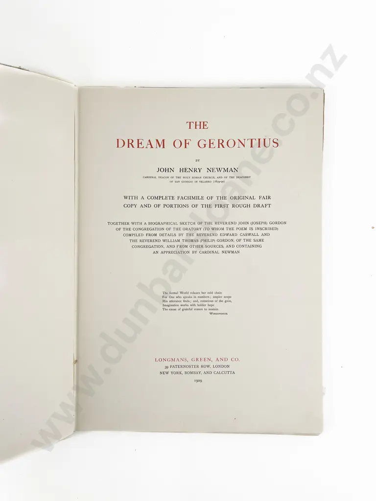 Newman John Henry - The Dream Of Gerontius Image 1++