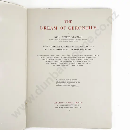 Newman John Henry - The Dream Of Gerontius