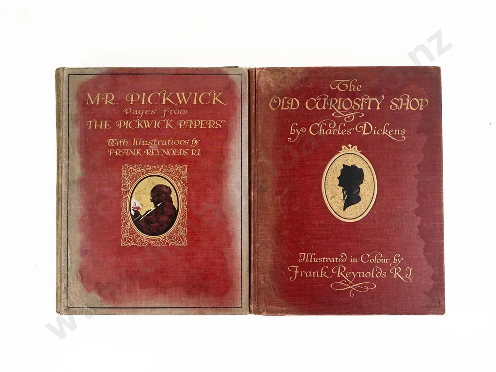 2 Large Illustrated Dickens Volumes Image 1++