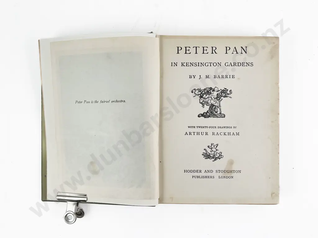 Barrie J M - Peter Pan In Kensington Gardens Image 1++