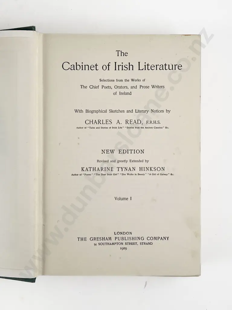 Read Charles A - The Cabinet of Irish Literature (4 Volumes) Image 1++