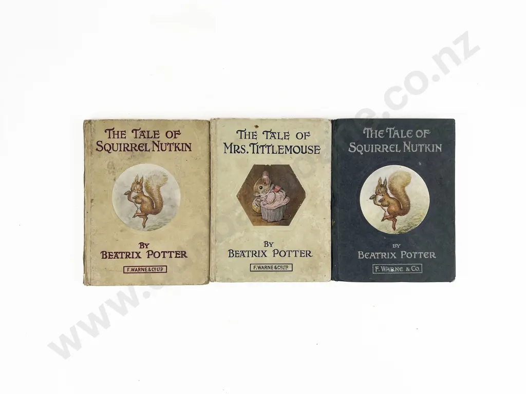 Potter Beatrix - The Tale Of Squirrel Nutkin (x2) & The Tale Of Mrs Tittlemouse Image 1++