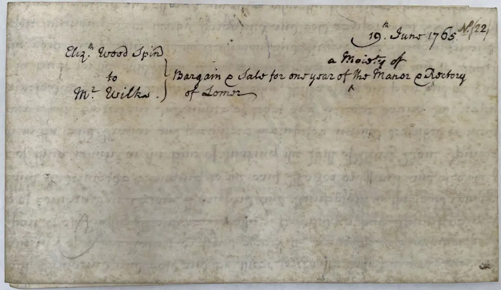 Geo III 1765 English Land indenture Image 1++