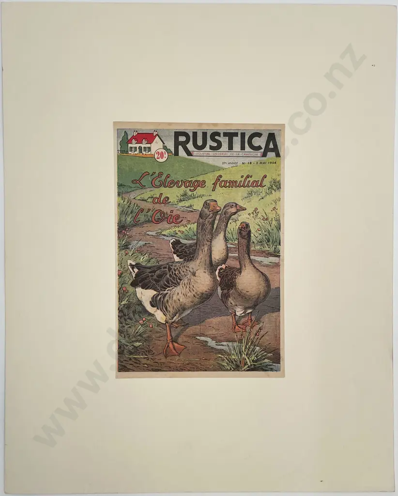 Three 1950s French Rustica Journal Covers Image 1++