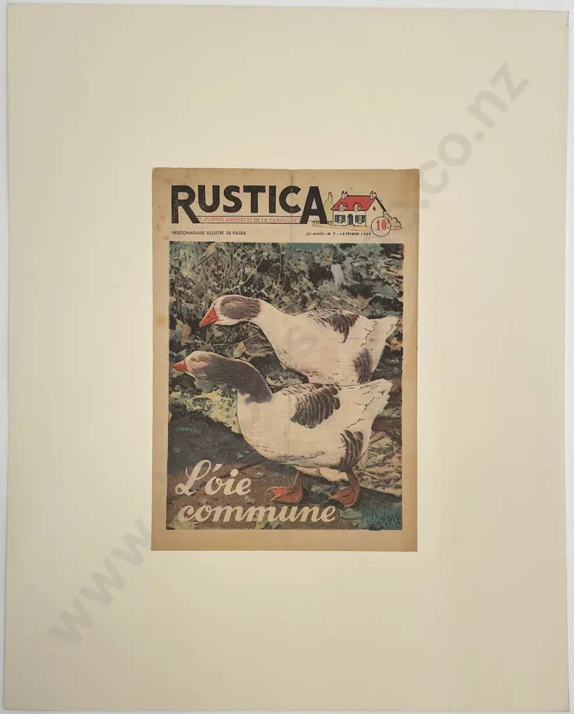 Three 1950s French Rustica Journal Covers Image 1++