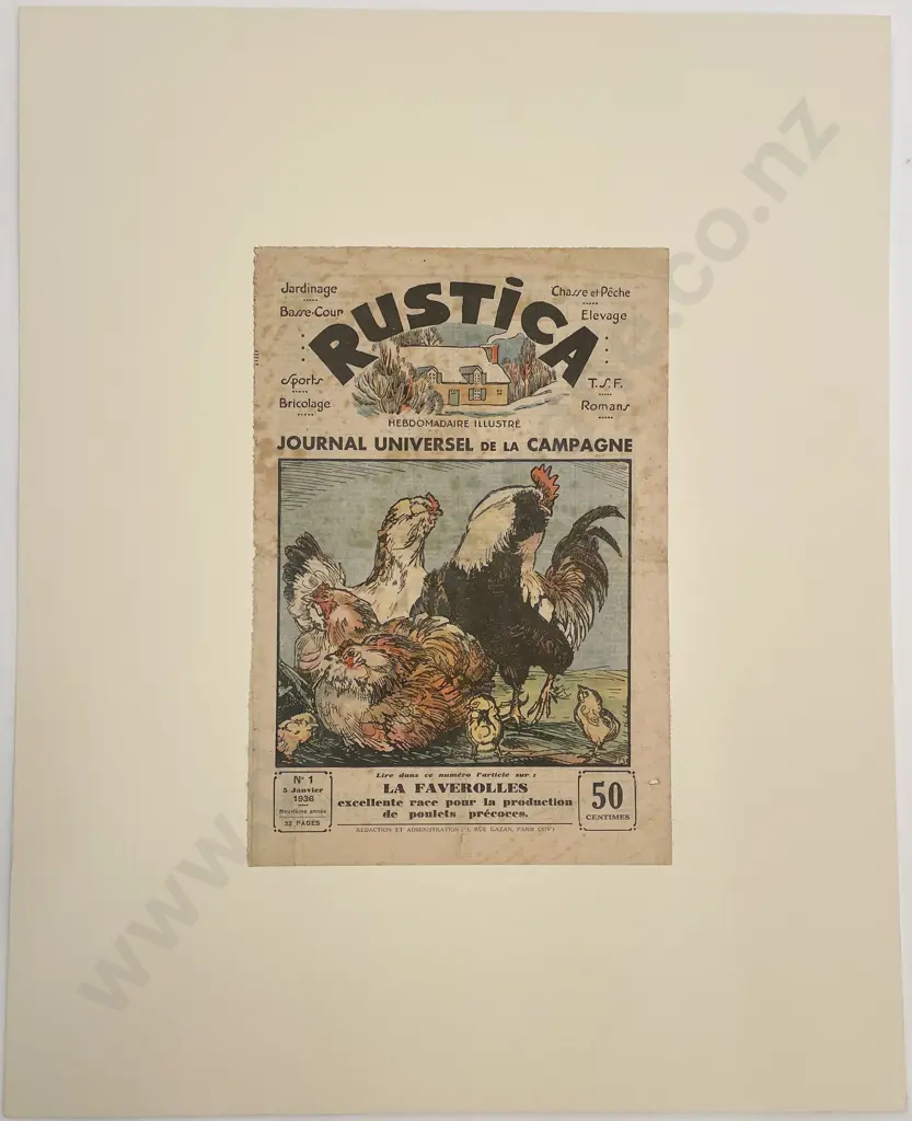 Three 1950s French Rustica Journal Covers Image 1++