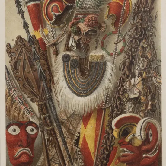 Two 19th Century German Chromolithographic Bookplates