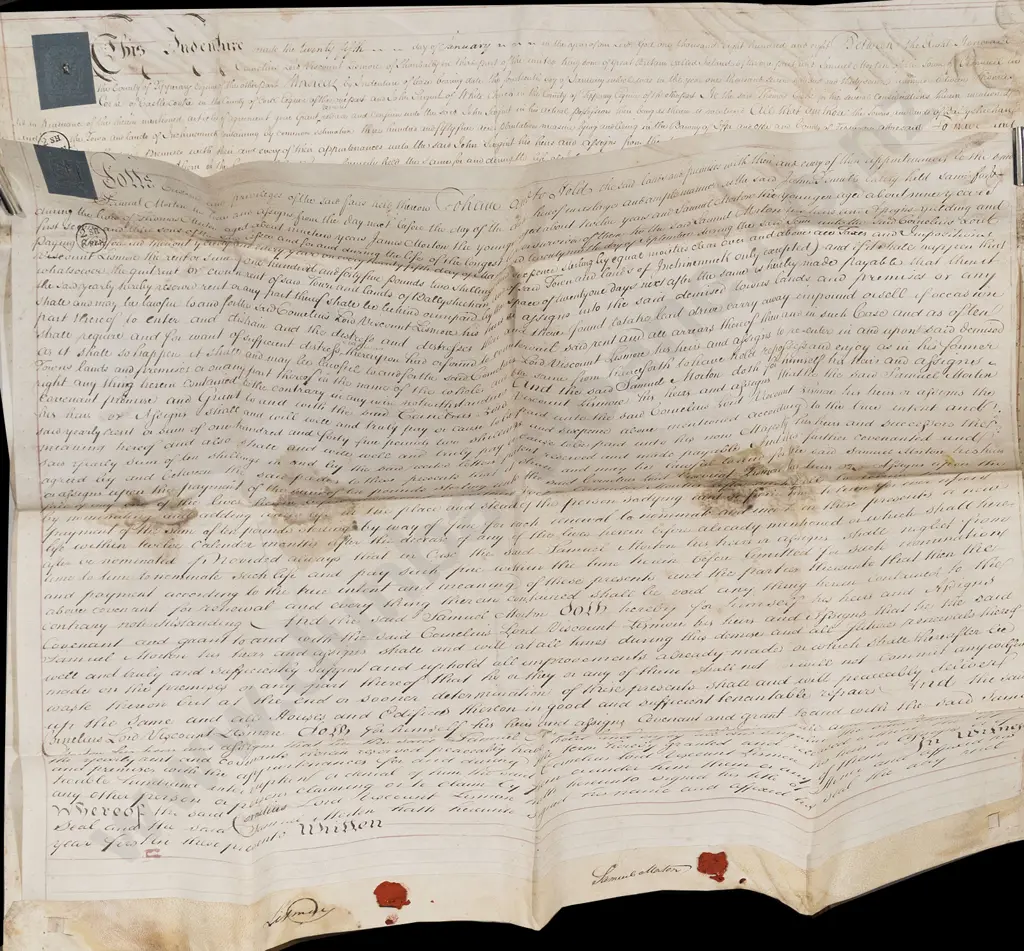 Large Geo III 1808 Irish Land Indenture Image 1++