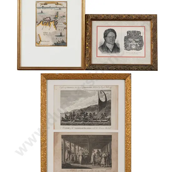 Three Framed Works - Te Pehi