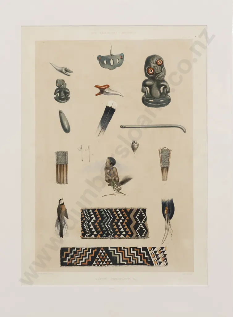 After Charles Heaphy - Native Ornaments etc Image 1++