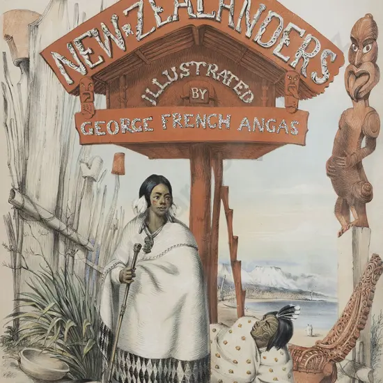 After Charles Heaphy - Rare Original Title Page From The New Zealanders Illustrated 1847