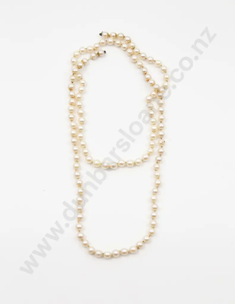 Single Strand Uniform Cultured Pearl Necklace Image 1++