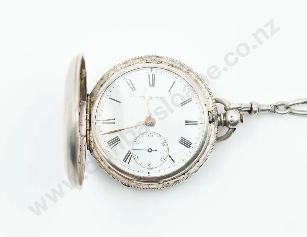 Stewart Dawson Liverpool S/S Hunter Cased Key Wind Pocket Watch Image 1++