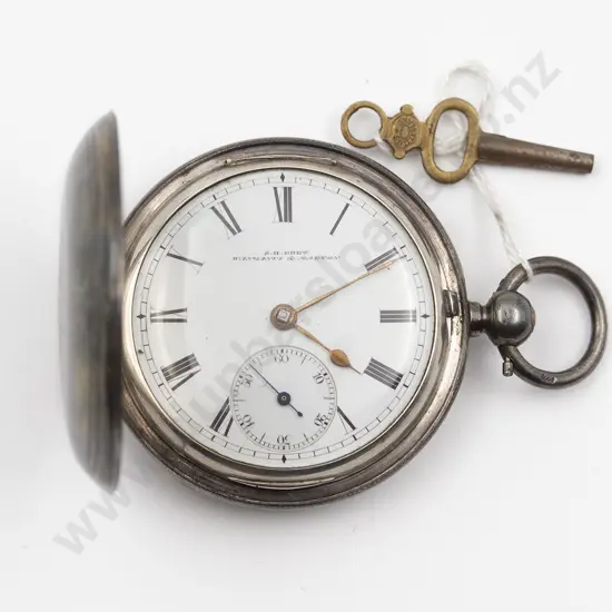 S/S Hunter Cased Pocket Watch
