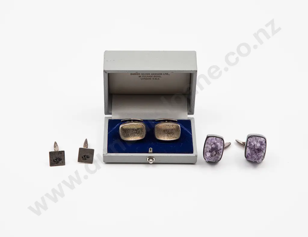 Three Pair S/S Cuff Links Image 1++