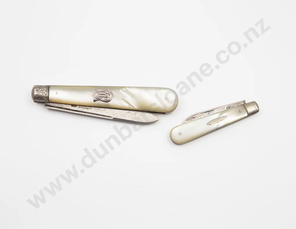 Large and Small S/S Bladed Pocket Knives Image 1++