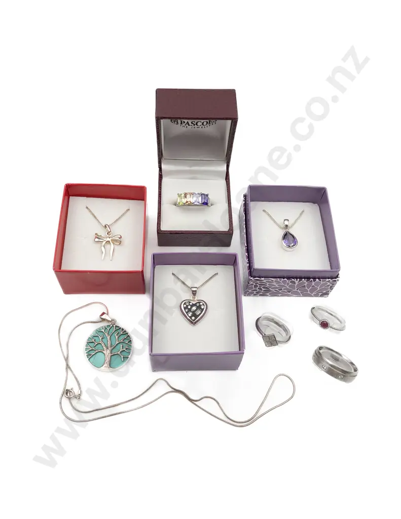 As New Silver & Crystal Jewellery Image 1++