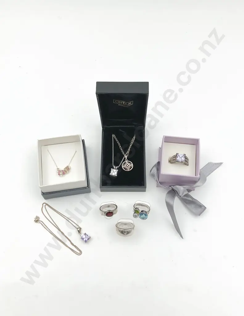 As New Silver & Crystal Jewellery Image 1++