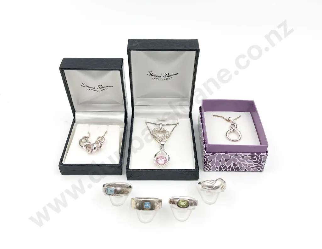 As New Silver & Crystal Jewellery Image 1++