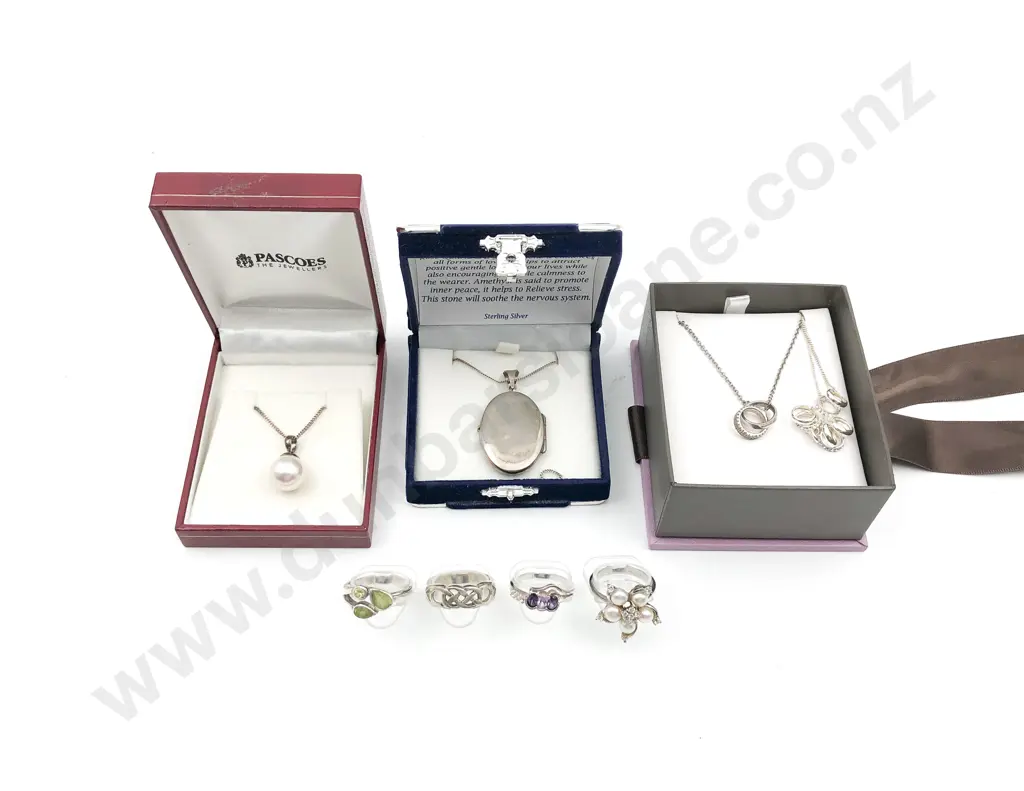 As New Silver & Crystal Jewellery Image 1++