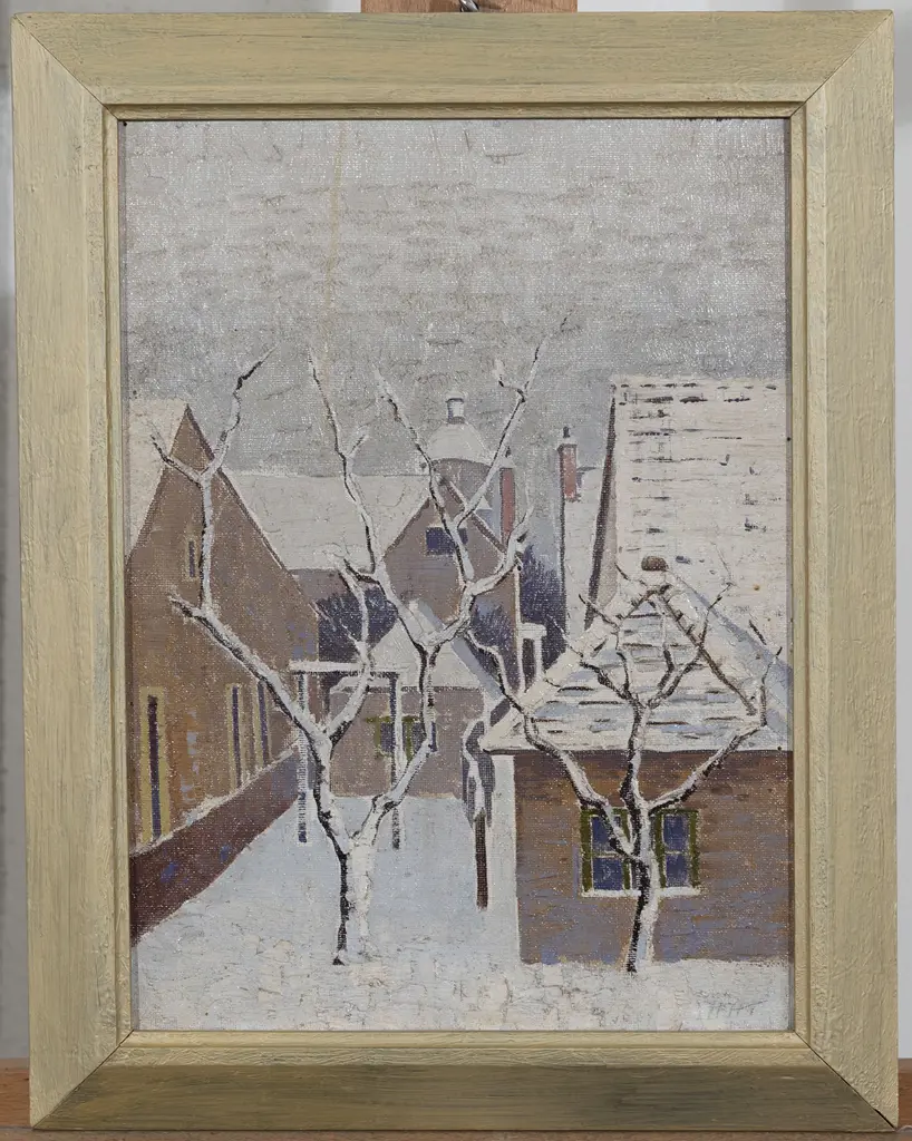 Harry Hugo Tombs (1874–1966) - Snow Scene Image 1++