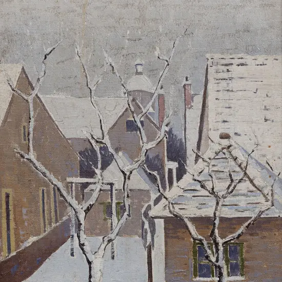 Harry Hugo Tombs (1874–1966) - Snow Scene