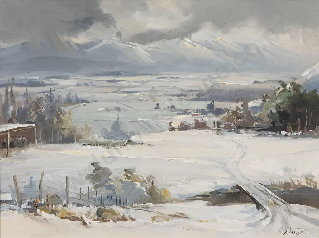 Don R. Neilson (1924 - 2013) - Untitled Landscape Image 1++