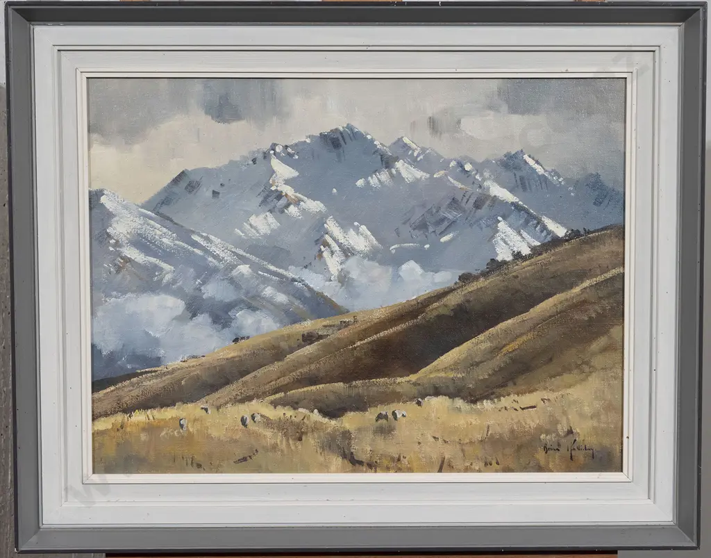 Brian Halliday (1936 - 1994) - "Winter Snow Image 1++