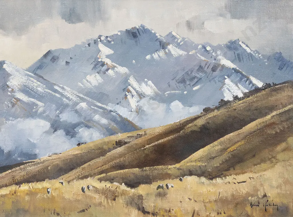 Brian Halliday (1936 - 1994) - "Winter Snow Image 1++