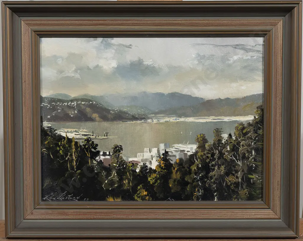 Ron Prestney - Wellington Harbour from Brooklyn Image 1++