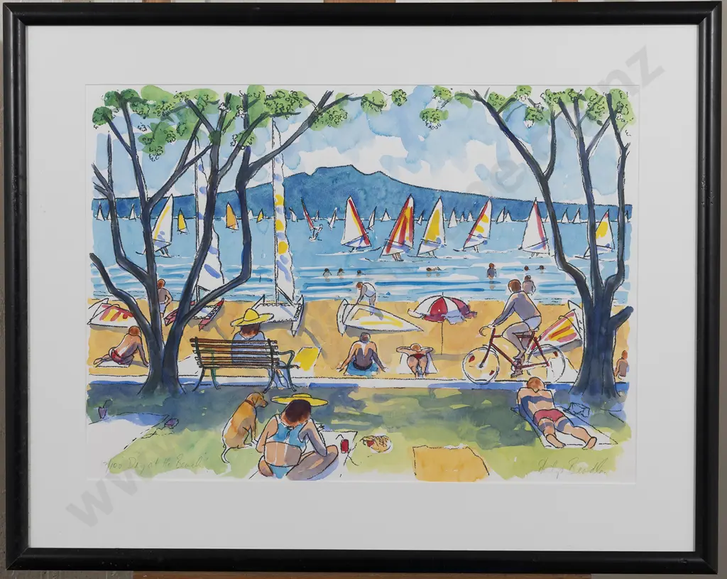 Philip Beadle (b1959) - Day at the Beach and Dunedin Image 1++