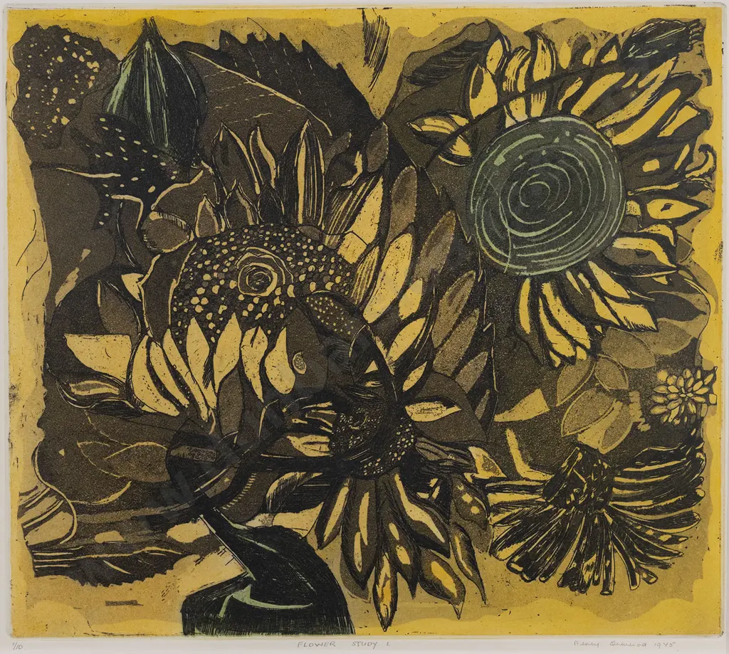 Penny Ormerod (1919 - 1998) - Flower Study I Image 1++