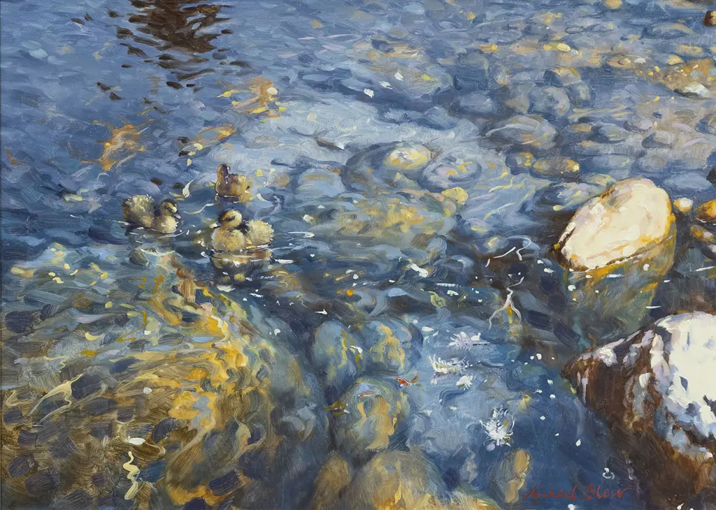 Michael Blow (b.1943) - The Ducklings Image 1++