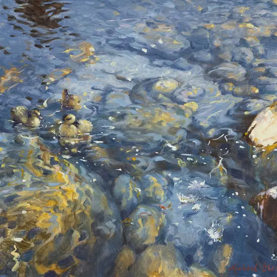 Michael Blow (b.1943) - The Ducklings