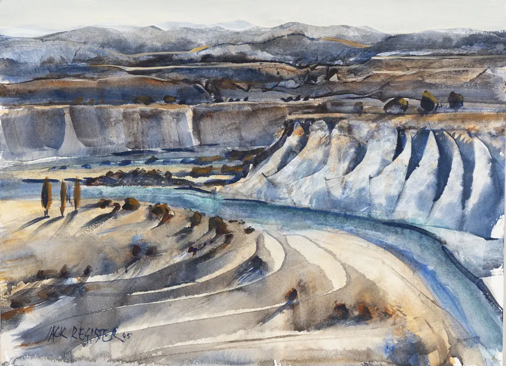 Jack Register (1936 - 2018) - Bend in the River Image 1++