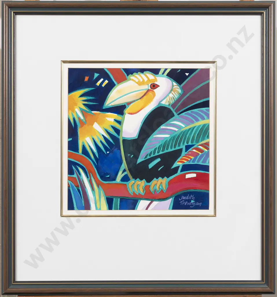 Judith Trevelyan - Ridged Hornbill & Toco Toucan (pair) Image 1++