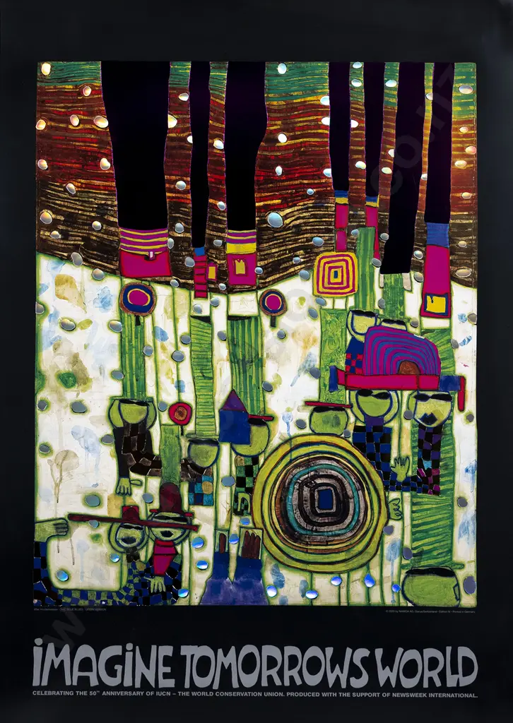 Friedrich Hundertwasser - Imagine Tomorrows World Image 1++