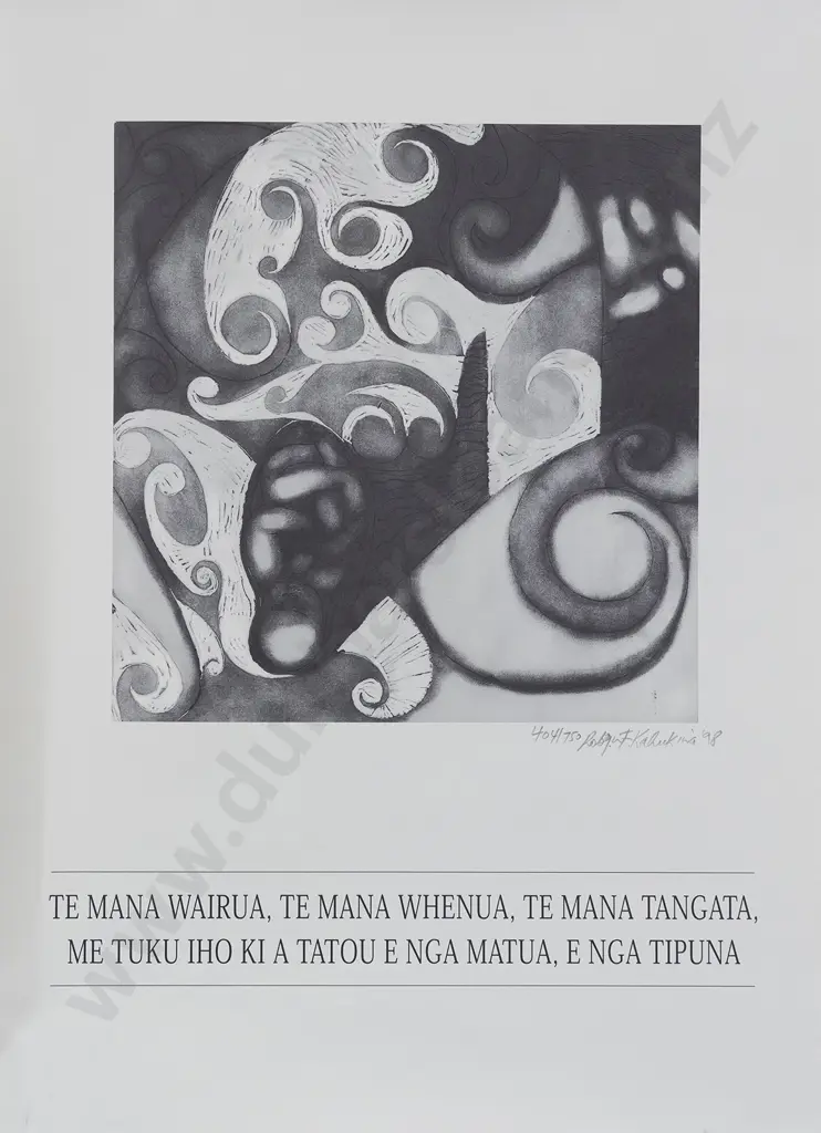 Robyn Kahukiwa (b1938) - Te Mana Wairua Image 1++