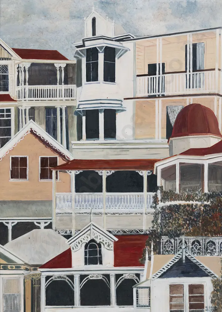 Allona Priestley (1909 - 1998) - Verandahs Image 1++