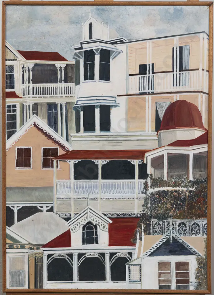 Allona Priestley (1909 - 1998) - Verandahs Image 1++