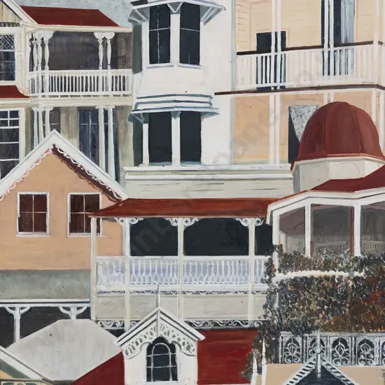 Allona Priestley (1909 - 1998) - Verandahs