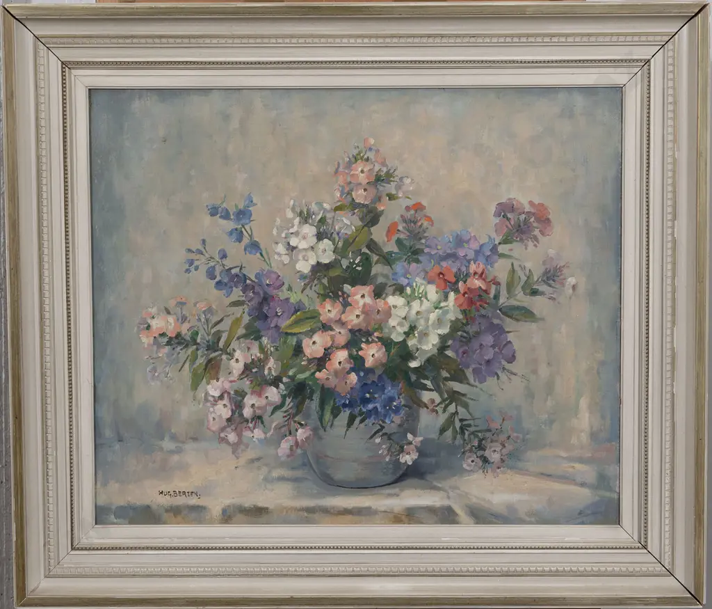 Hugo Berten (GERMAN 1894-1959) - Still Life of Flowers Image 1++