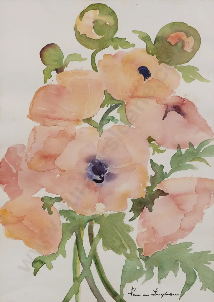 Kath Von Tunzelmann - Iceland Poppies Image 1++