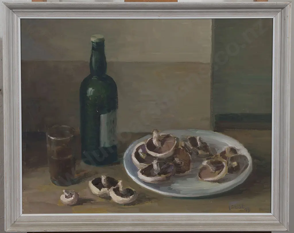Ida G. Eise (1894-1978) - Still Life with Mushrooms Image 1++