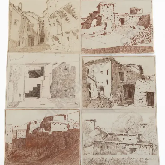 John Weeks (1888-1965) - Twelve North African Architectural Studies