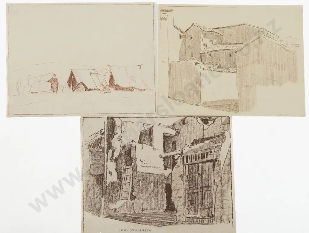 John Weeks (1888-1965) - Twelve North African Studies Image 1++
