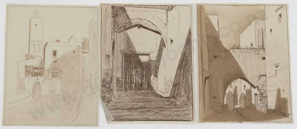 John Weeks (1888-1965) - Twelve North African Studies Image 1++