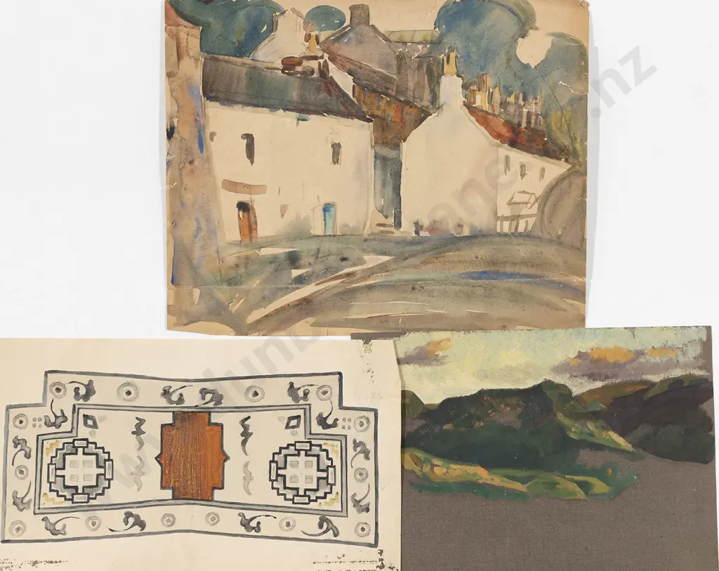 John Weeks (1888-1965) - Three Sketches Image 1++