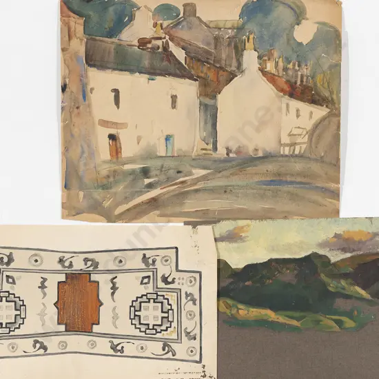 John Weeks (1888-1965) - Three Sketches